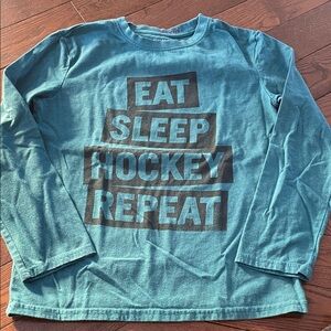 🔥 5/$25 - Teal Long Sleeve Graphic Tee